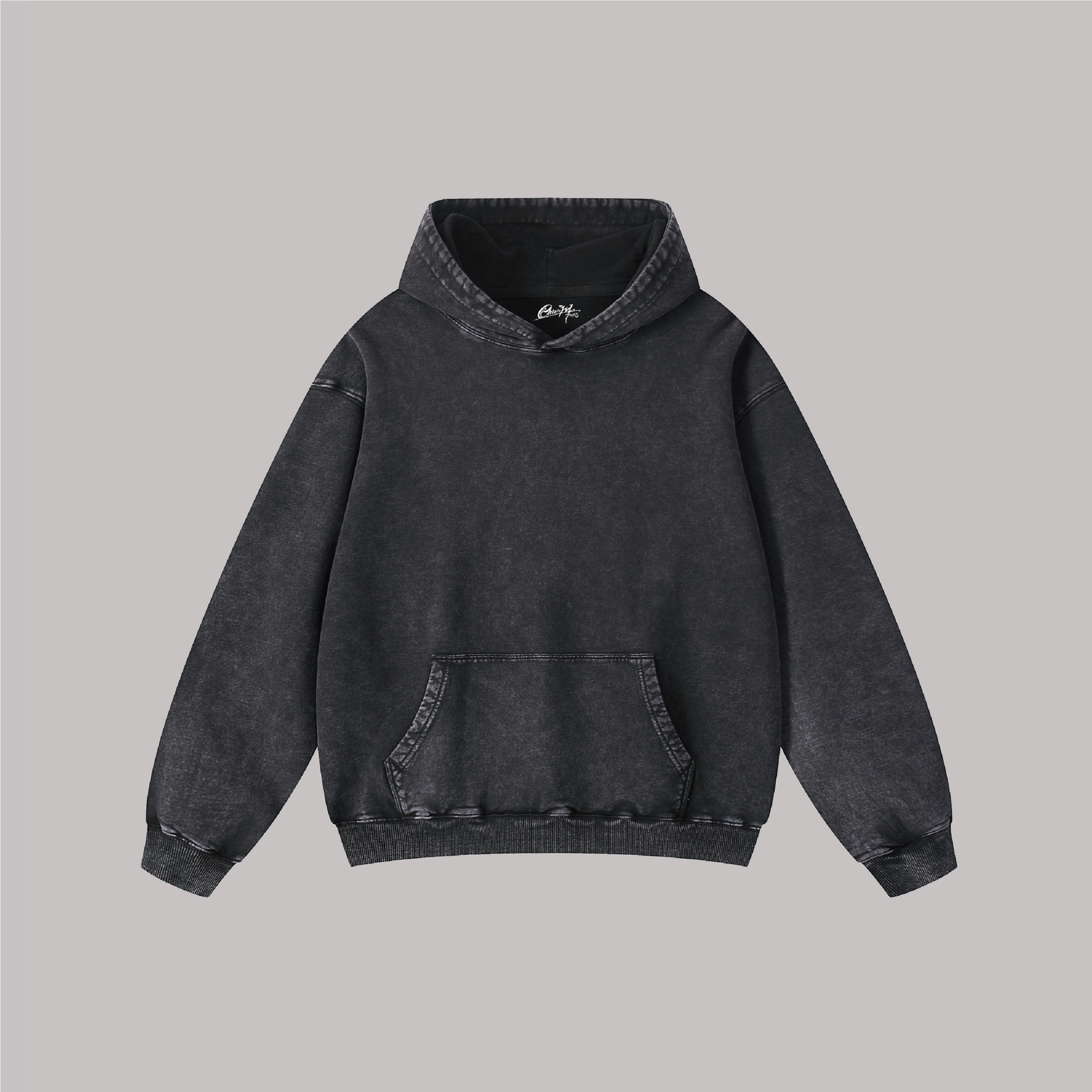 Sweat à capuche Délavé Vintage Oversize