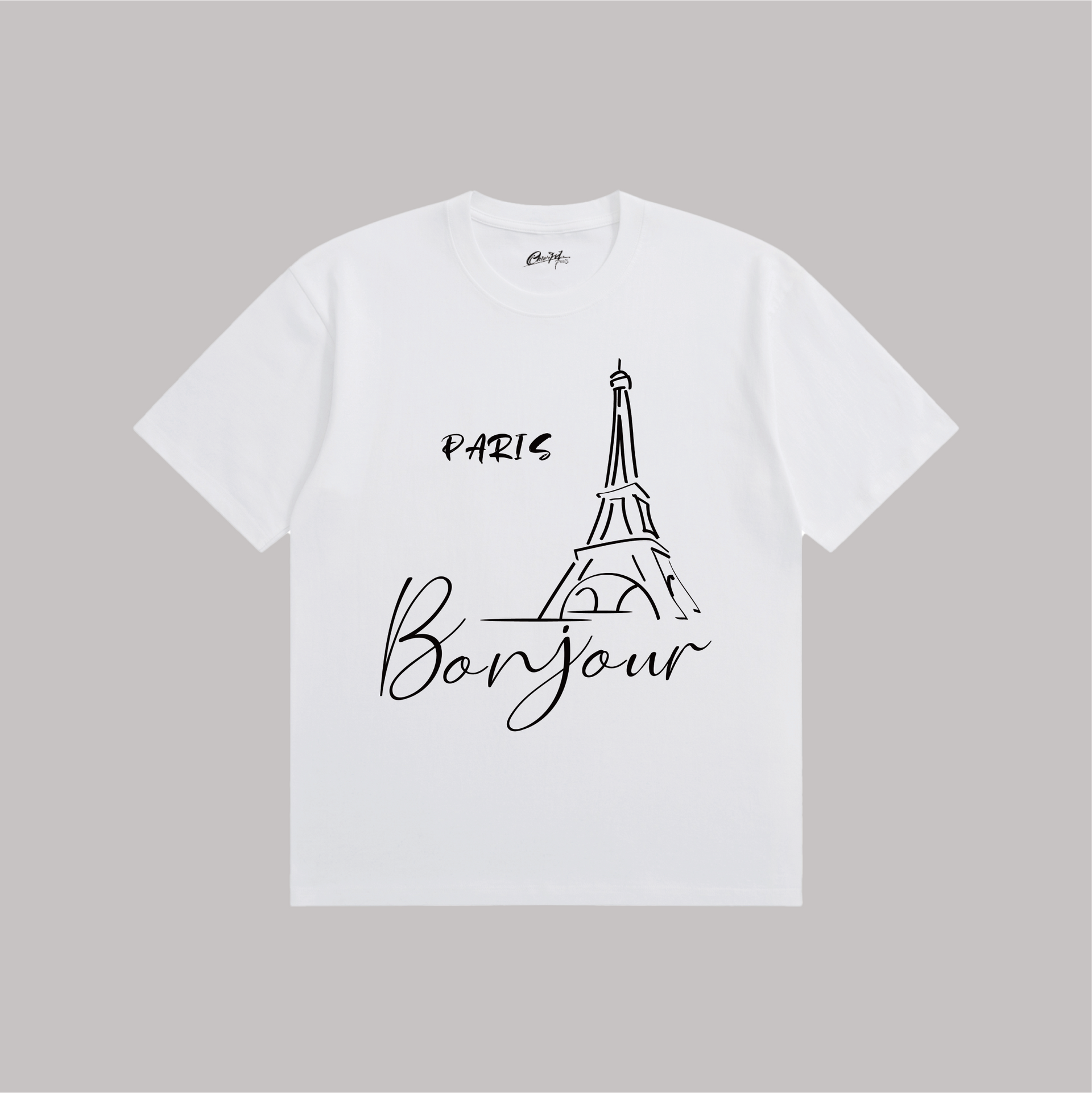 Heavyweight Relax Tee-Shirt Bonjour